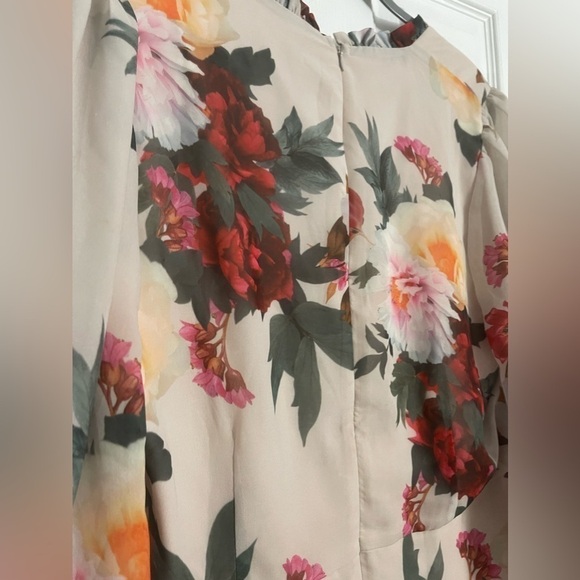 Cooper St Multicolor Floral Dress Ruffled - Picture 8 of 8